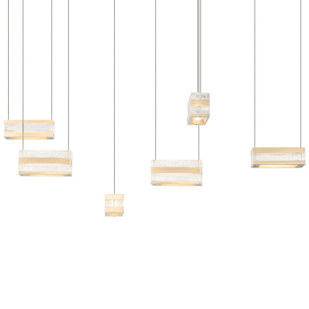 Stacks Rectangular LED Multi-Light Pendant