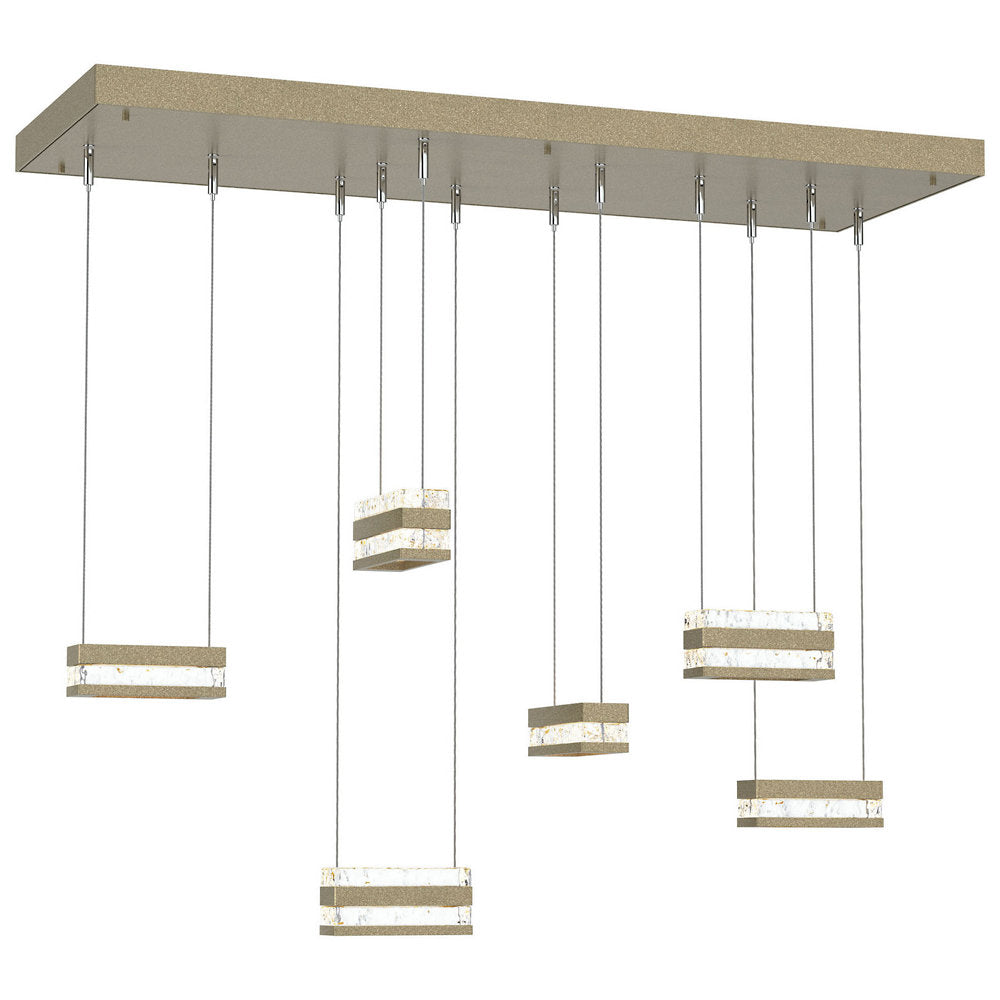 Stacks Rectangular LED Multi-Light Pendant