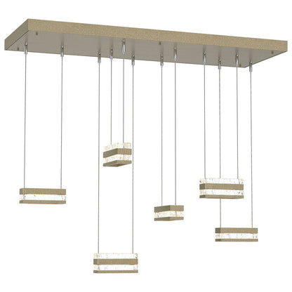 Stacks Rectangular LED Multi-Light Pendant