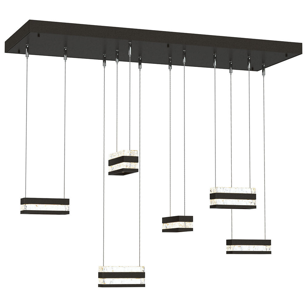 Stacks Rectangular LED Multi-Light Pendant