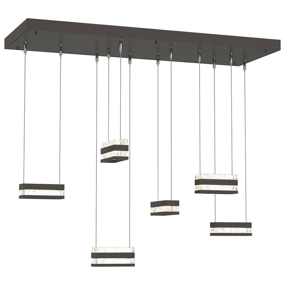 Stacks Rectangular LED Multi-Light Pendant