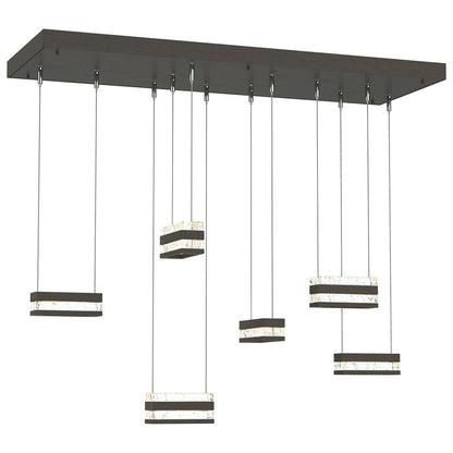 Stacks Rectangular LED Multi-Light Pendant