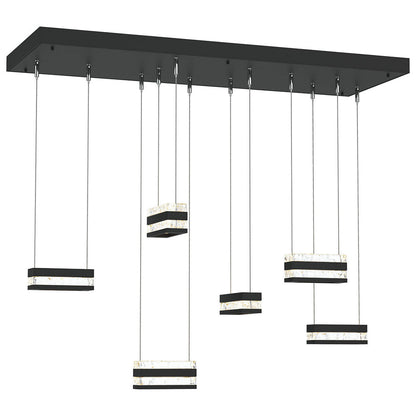 Stacks Rectangular LED Multi-Light Pendant