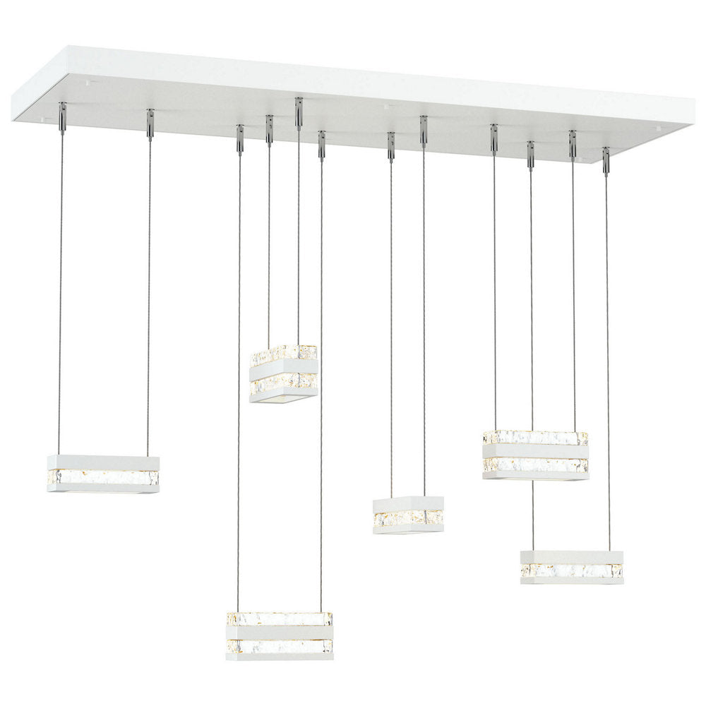 Stacks Rectangular LED Multi-Light Pendant