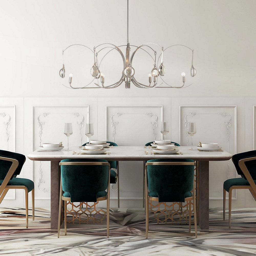 Optic 8-Light Oval Pendant