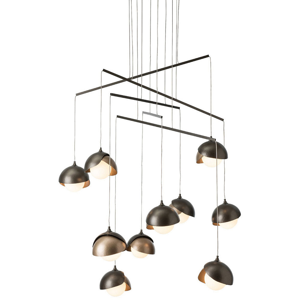 Brooklyn 10-Light Double Shade Multi-Light Pendant