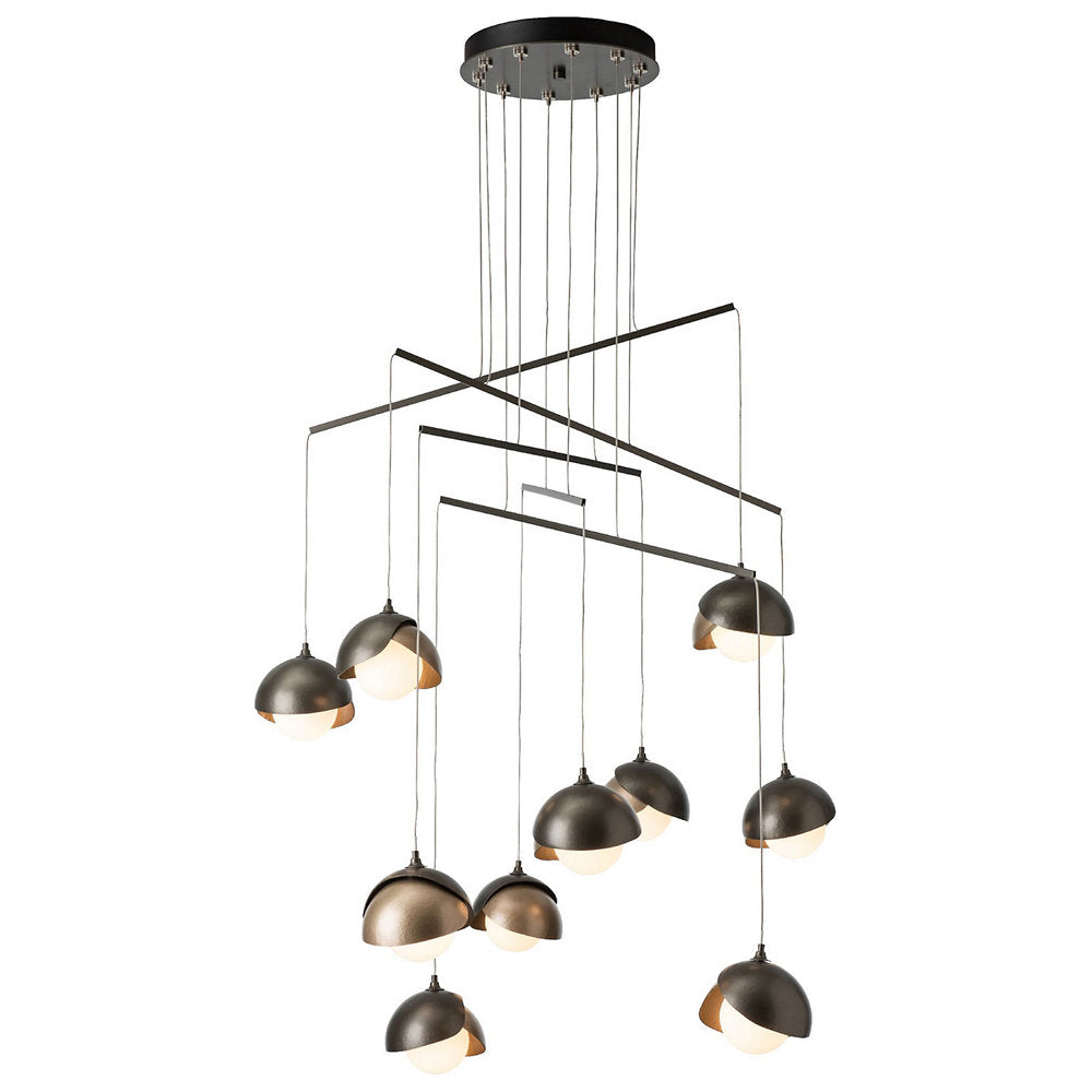 Brooklyn 10-Light Double Shade Multi-Light Pendant