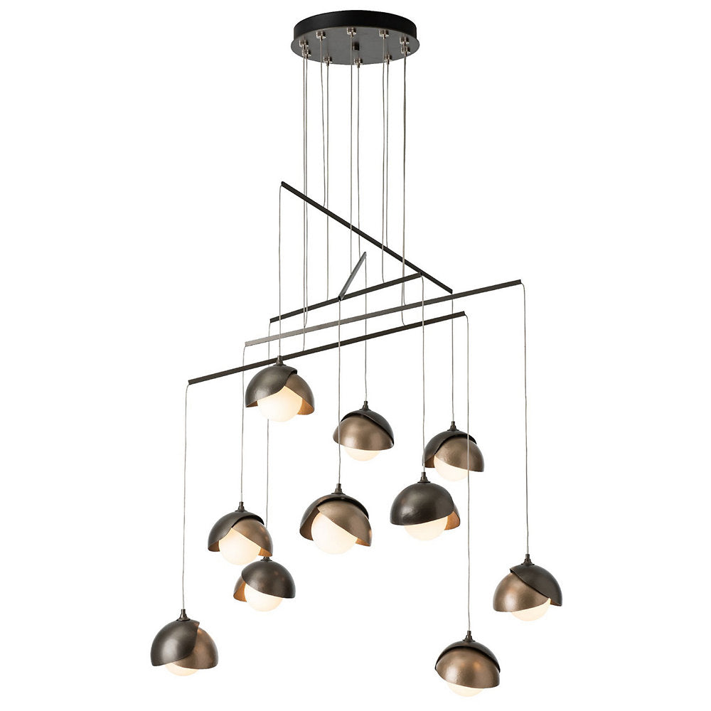 Brooklyn 10-Light Double Shade Multi-Light Pendant