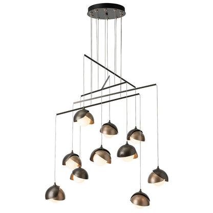Brooklyn 10-Light Double Shade Multi-Light Pendant
