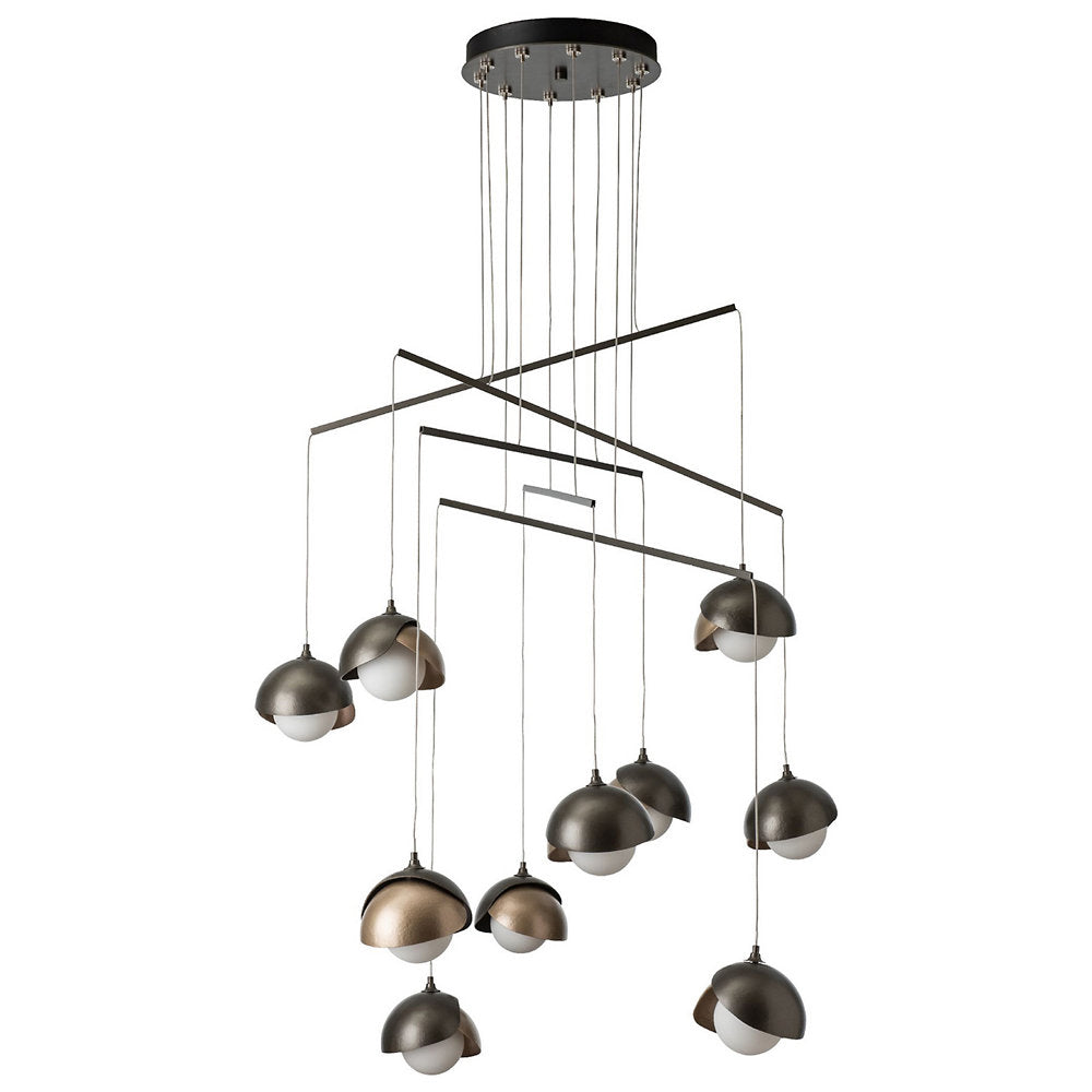 Brooklyn 10-Light Double Shade Multi-Light Pendant