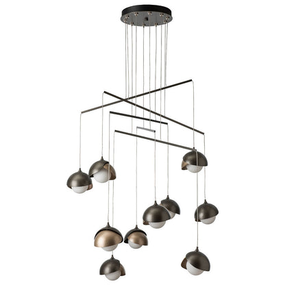 Brooklyn 10-Light Double Shade Multi-Light Pendant