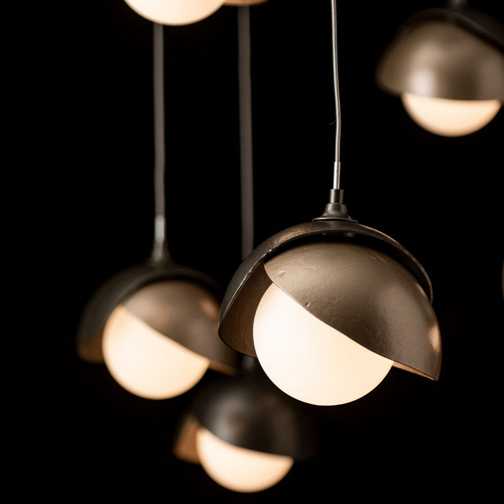 Brooklyn 10-Light Double Shade Multi-Light Pendant