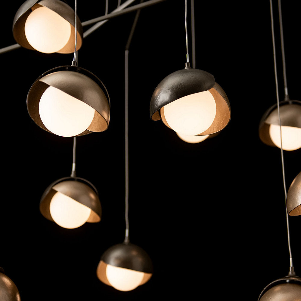 Brooklyn 10-Light Double Shade Multi-Light Pendant