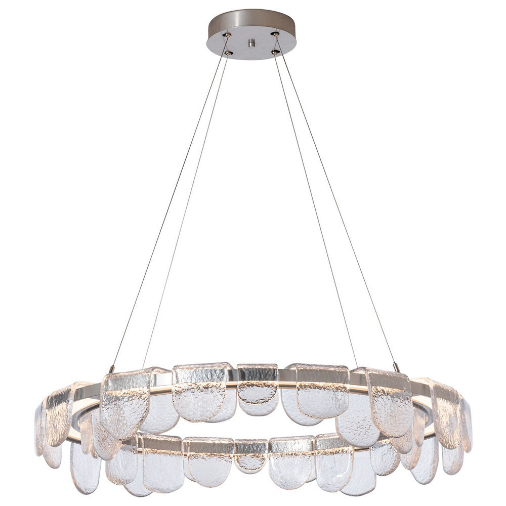 Riverbed Circular LED Pendant