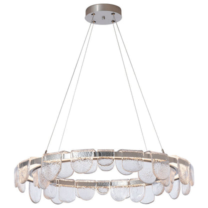 Riverbed Circular LED Pendant