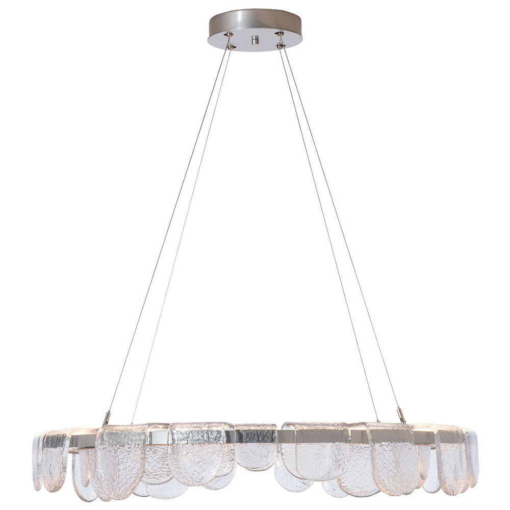 Riverbed Circular LED Pendant