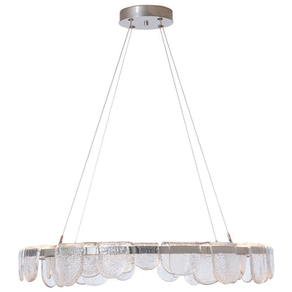 Riverbed Circular LED Pendant