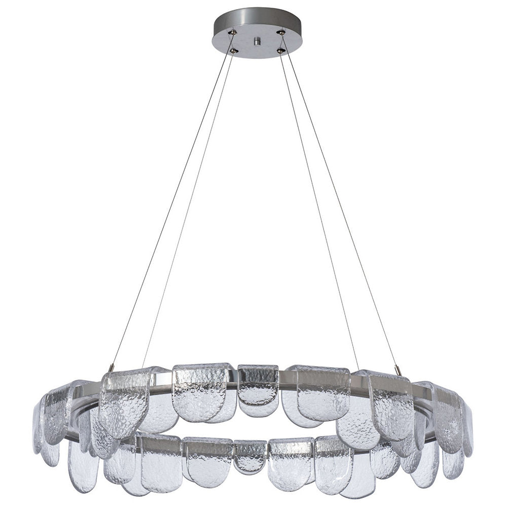 Riverbed Circular LED Pendant
