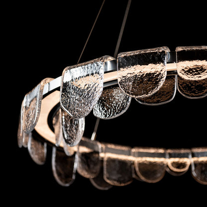 Riverbed Circular LED Pendant