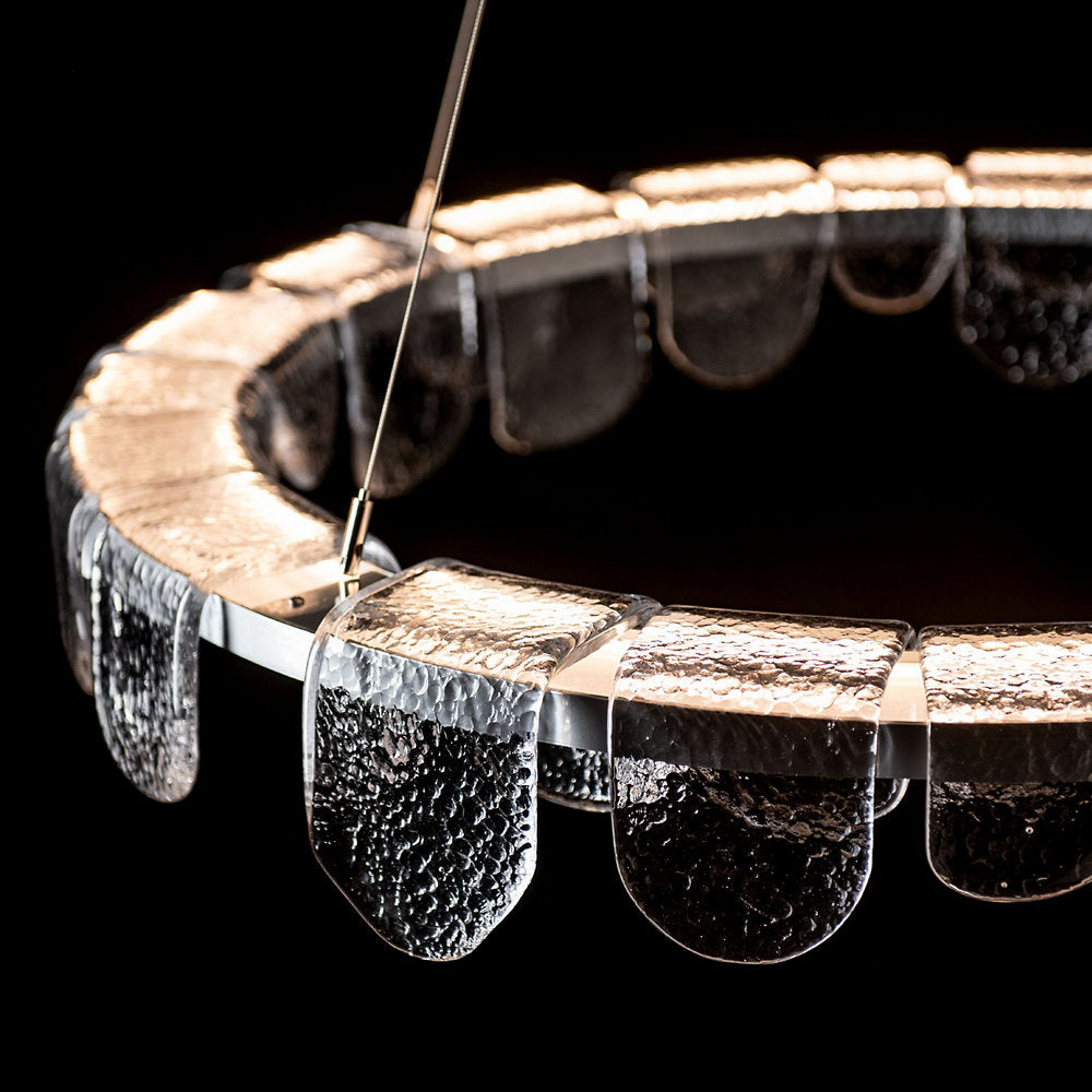 Riverbed Circular LED Pendant