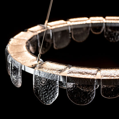 Riverbed Circular LED Pendant