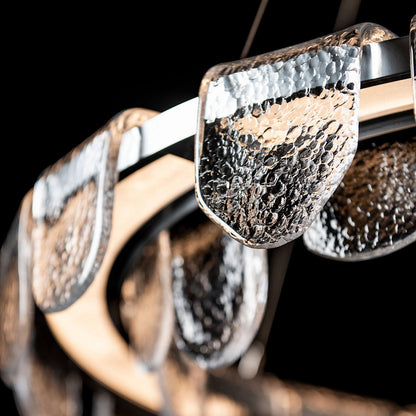 Riverbed Circular LED Pendant