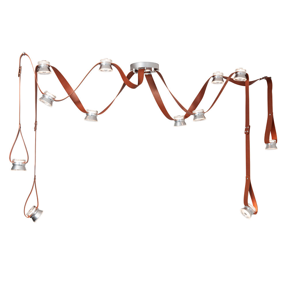 SNAPS 12-Light LED Pendant with Metal Cones