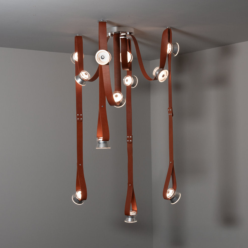 SNAPS 12-Light LED Pendant with Metal Cones