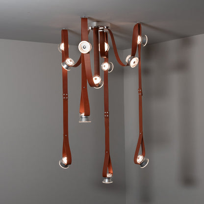 SNAPS 12-Light LED Pendant with Metal Cones