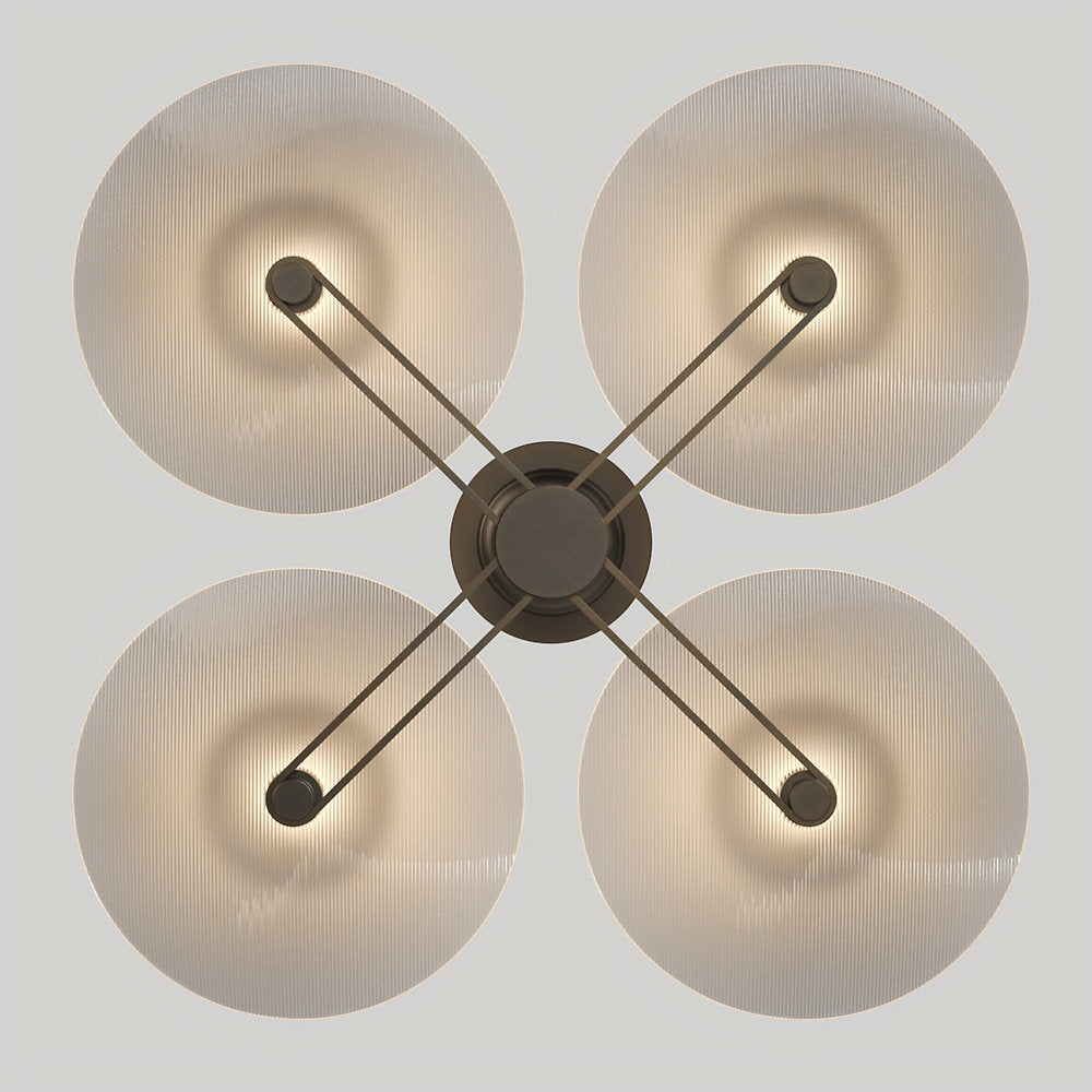 Nostal LED Semi-Flushmount