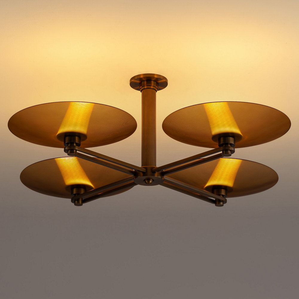 Nostal LED Semi-Flushmount