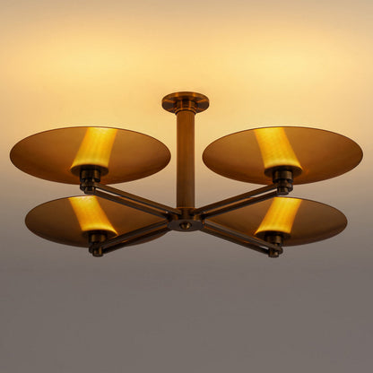 Nostal LED Semi-Flushmount