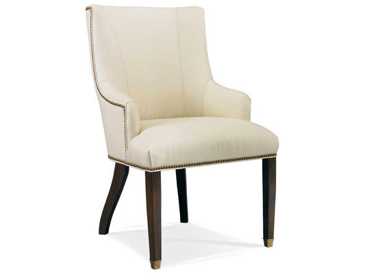 Metropolitan Classics Upholstered Tullamore Arm Dining Chair in Cognac