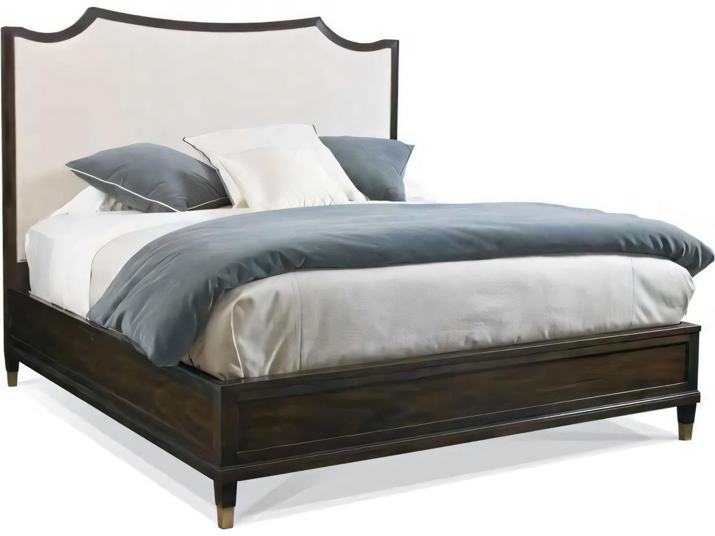 Westport Ashleigh Upholstered King Panel Bed in Cotswold Finish