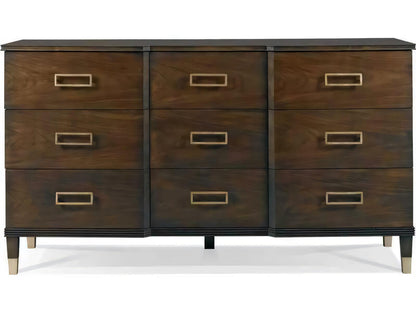 Westport Nine-Drawer Dresser with Maple and Walnut Veneers