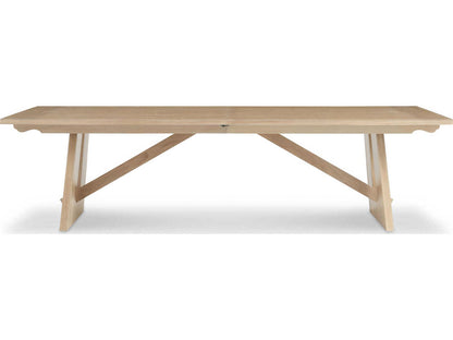 Revival Rectangular Wood Dining Table in Light Oak