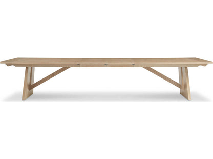 Revival Rectangular Wood Dining Table in Light Oak