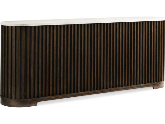 Revival 81 Oasis Oak Wood Credenza in Equestrian Brown