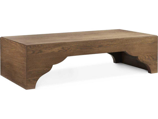 Revival 81 Belmont Rectangle Coffee Table in Medium Oak