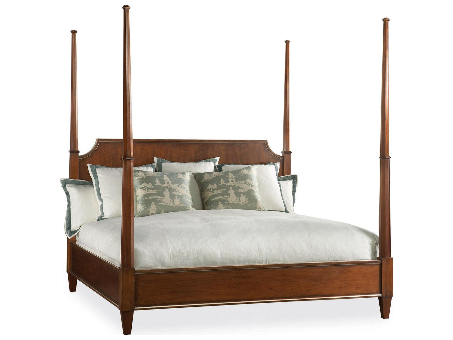 Innovation King Four Poster Bed in Black Tie Lacquer Finish