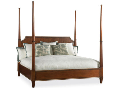 Innovation King Four Poster Bed in Black Tie Lacquer Finish