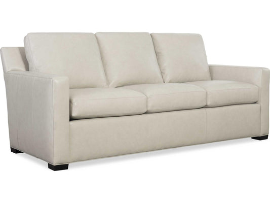 H&M Home 3-Seat Fergus Bisque Leather Sofa