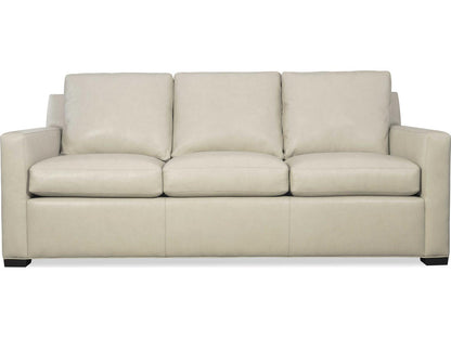 H&M Home 3-Seat Fergus Bisque Leather Sofa