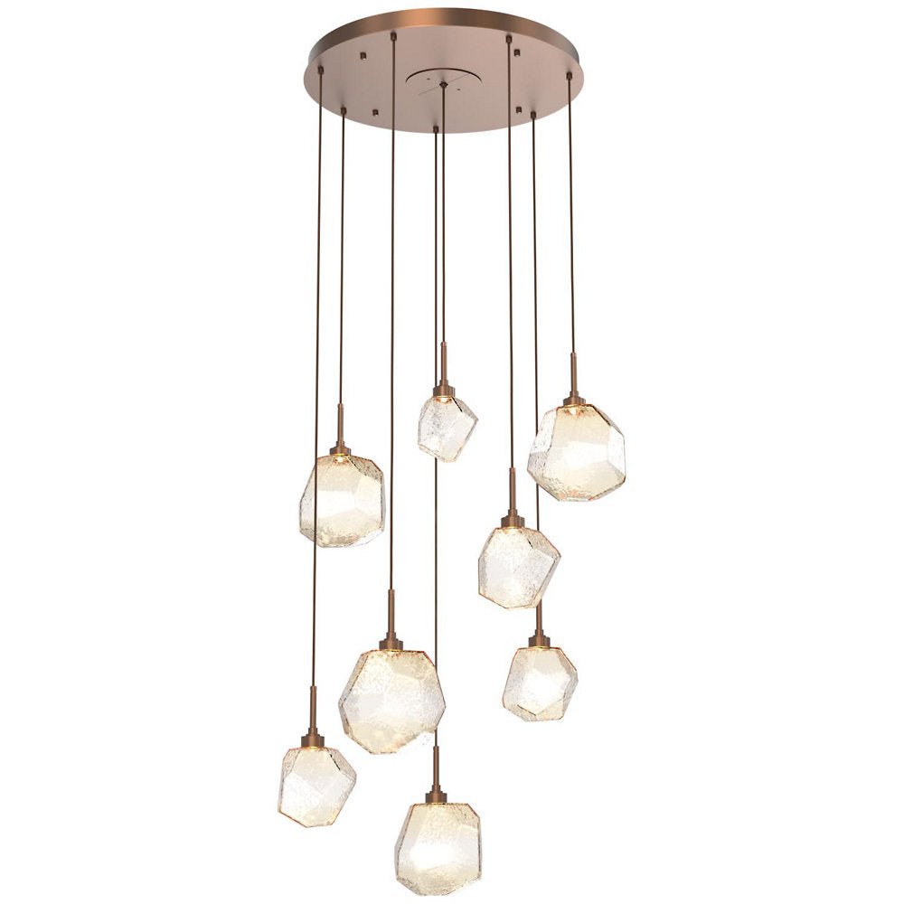 Gem Round LED Multi-Light Pendant