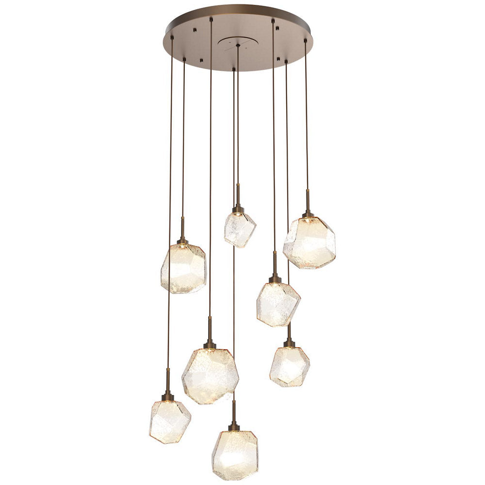 Gem Round LED Multi-Light Pendant