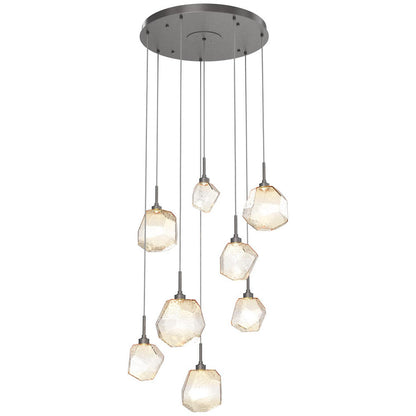 Gem Round LED Multi-Light Pendant