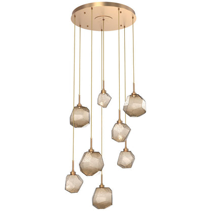 Gem Round LED Multi-Light Pendant