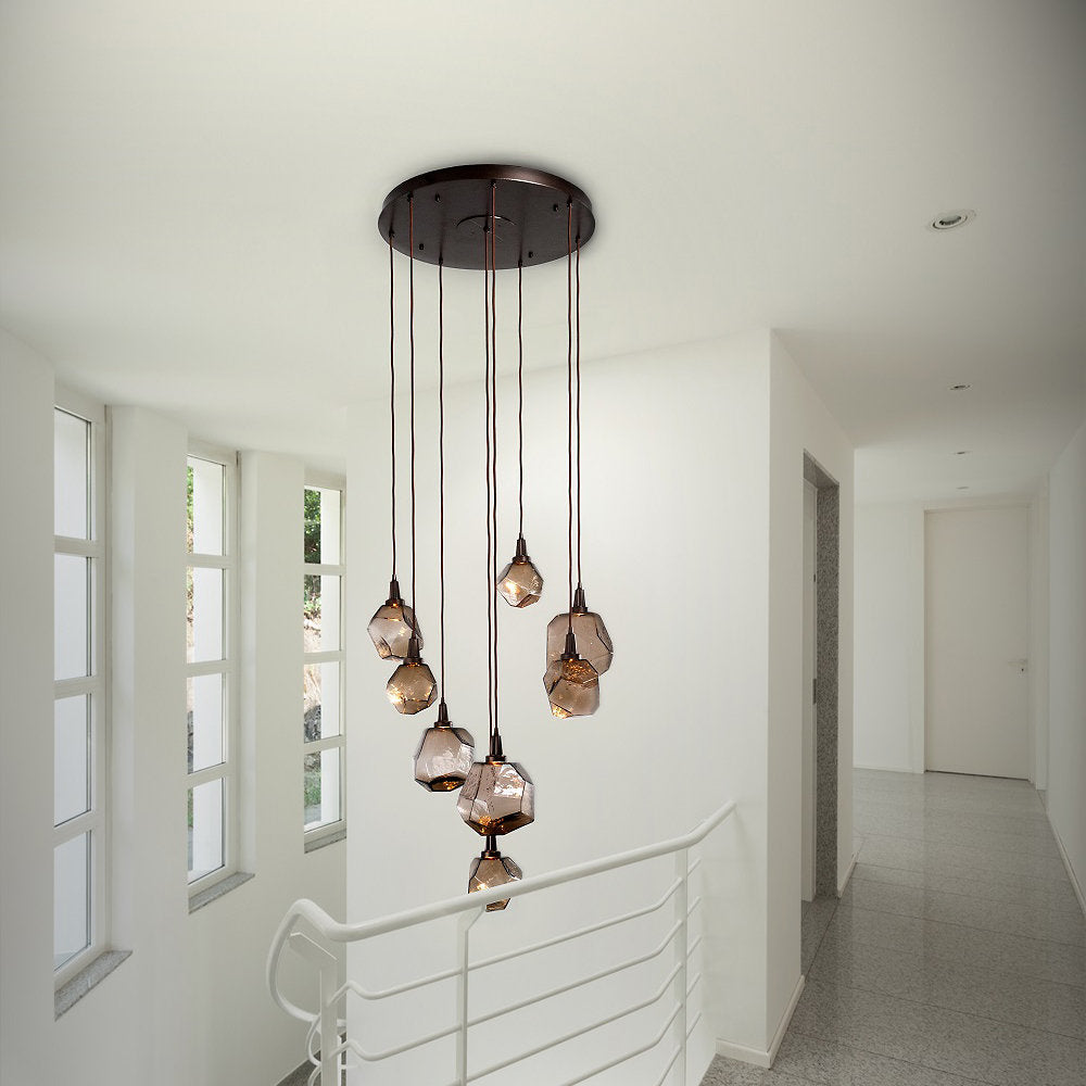 Gem Round LED Multi-Light Pendant