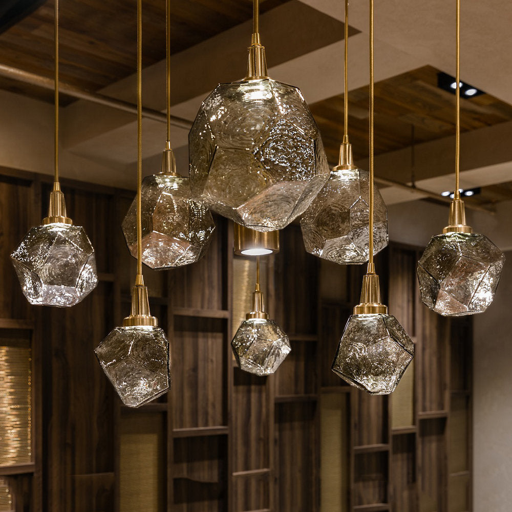 Gem Round LED Multi-Light Pendant