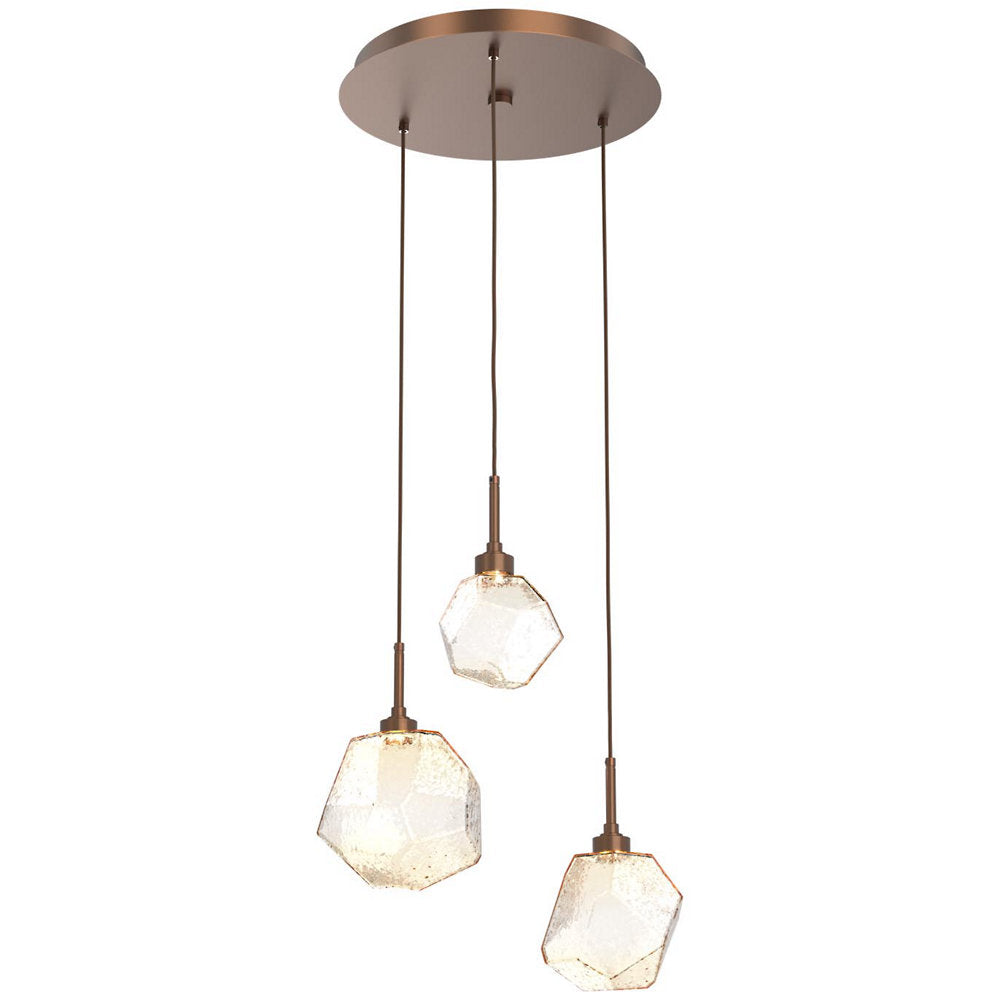 Gem Round LED Multi-Light Pendant